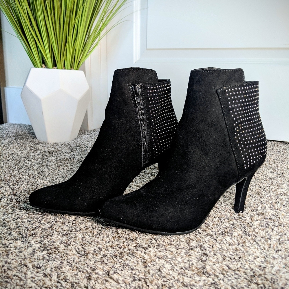 Nine West Eye Candy Studded Booties